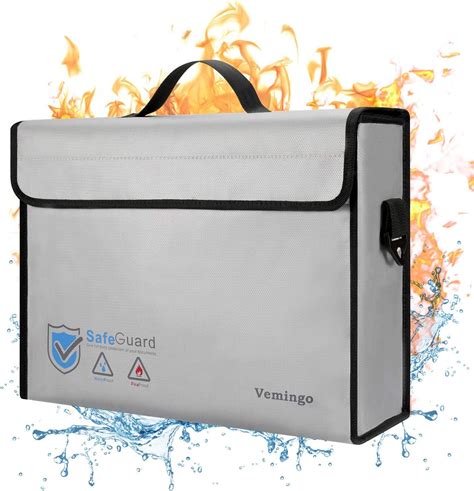 Waterproof Fireproof Document Bag - 5200°F with Heat … - balustradellc