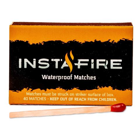 Waterproof Survival Matches by Instafire (4 boxes) - My … - balustradellc