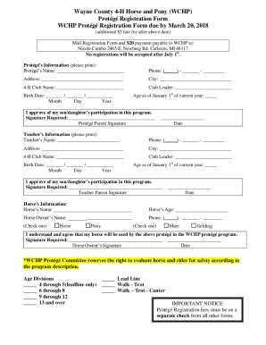 WCHP Forms