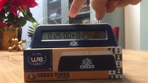 WE GAMES Chess Clock with Delay Video YouTube