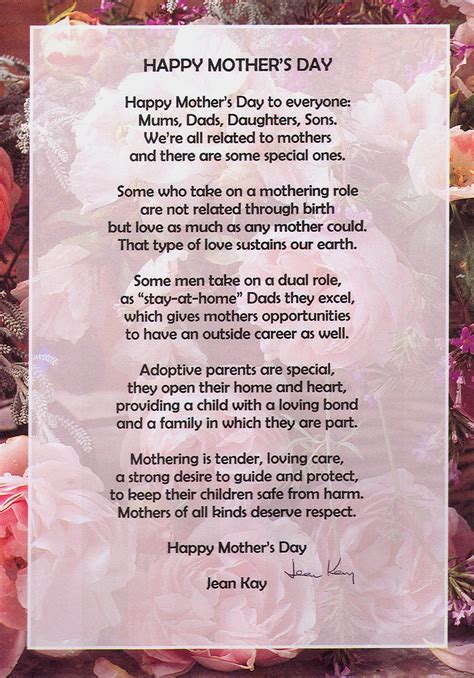 We loved this Mothers Day poem from some of our Rediscover Church Kids ... - balustradellc
