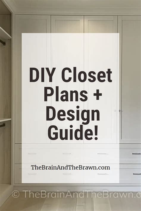 We Make It Easy For You: DIY Closet Plans PDF - balustradellc