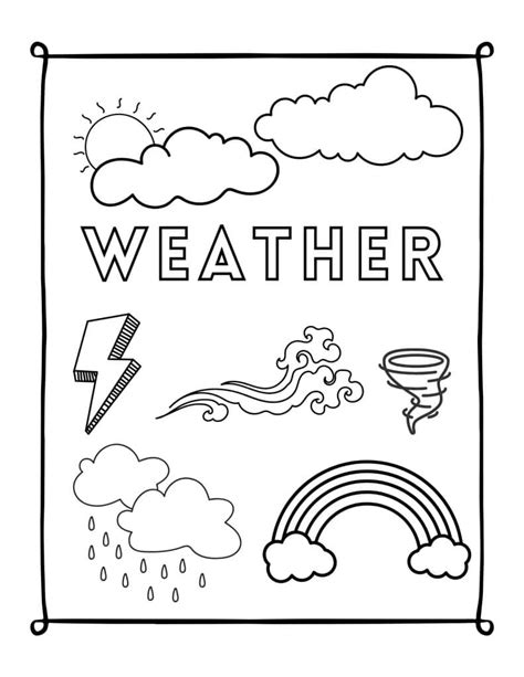 Weather Coloring Pages for Kids (Free PDF Printables) - balustradellc