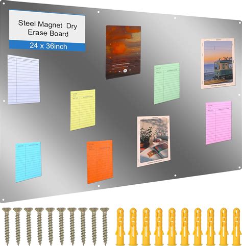 Weathered Metal Magnet Board - Remodelaholic - muktibox.com