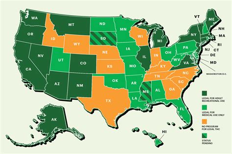 Weed Map: Status of Pot Legalization Across America - balustradellc