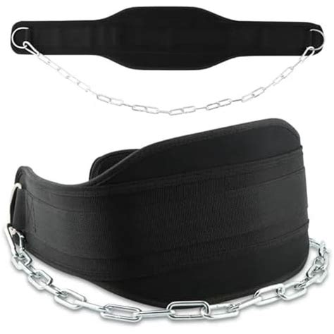 Weighted Dip Belt with Steel Chain for Pullups Gym Training Lifting ... - balustradellc
