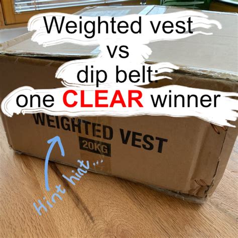 Weighted vest vs dip belt: one CLEAR winner - Peck … - balustradellc