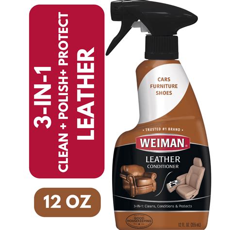 Weiman Leather Cleaner and Conditioner for Furniture - balustradellc