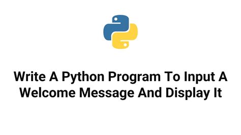 Welcome To The Python Tutorial - wintechmobiles.com
