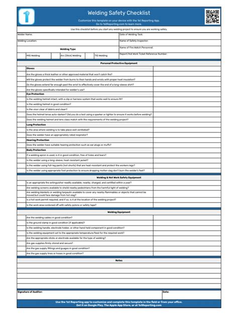 Welding Safety Checklist - Miller - balustradellc