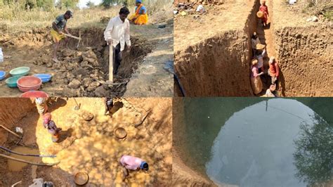 Well Digging By Hand Step By Step || Full water in 20 feet. - balustradellc