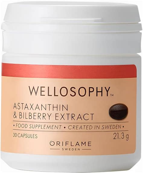 WELLNESS Astaxanthin and bilberry extract by ORIFLAM.