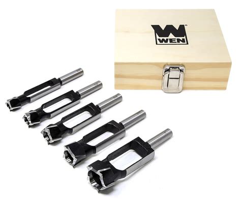 WEN 5-Piece Tenon And Deep Plug Cutter Set - Alloy Steel Drill Bits … - balustradellc