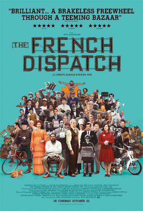 Wes Anderson’s The French Dispatch Gets a New Poster - balustradellc