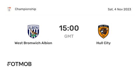 West Bromwich vs Hull City LIVE Score Updates (2-0) - balustradellc