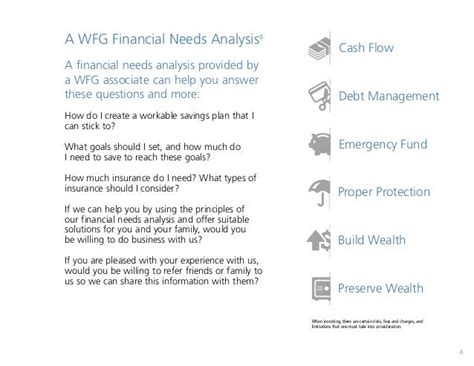 WFG - How to Conduct a Financial Needs Analysis …