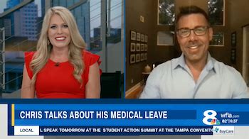 WFLA anchor Chris Martinez discusses taking medical leave