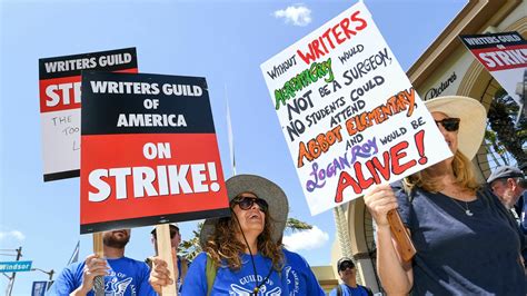 WGA members prep for strike as early as Tuesday morning