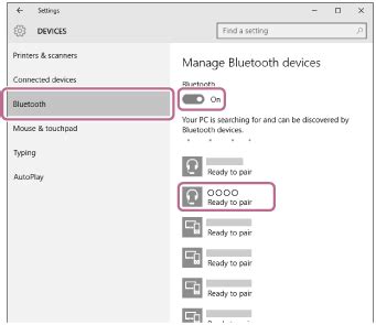 WH-CH510 Help Guide Pairing and connecting with a computer ... - Sony