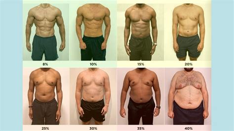 What 4 Different Body Fat Percentages Look Like on Real Men - balustradellc