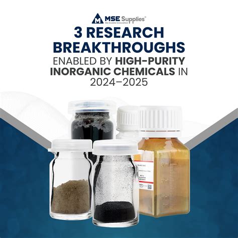 What are High-purity Inorganic & Organic Chemicals ? - wintechmobiles.com