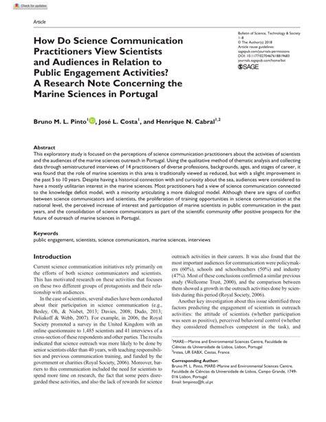 What are the practitioners’ views about past marine science ... - raincitystudios.com
