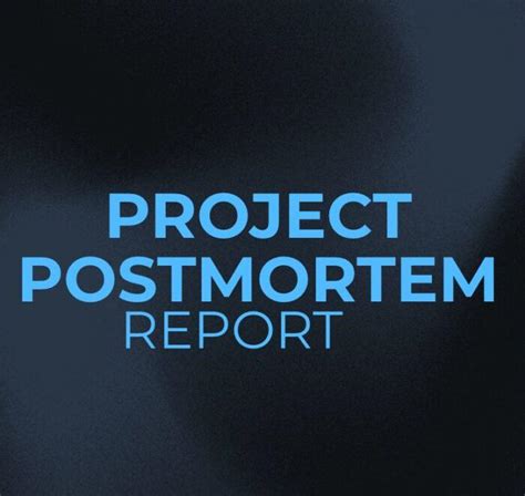 What Is a Project Post-Mortem – Celigent - balustradellc
