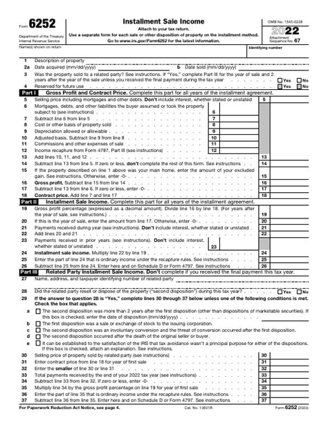 What is IRS Form 6252: Installment Sale Income - balustradellc
