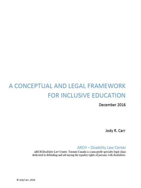What Is Legal Framework Of Inclusive Education - balustradellc