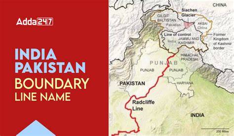 What is the boundary line demarcating India and Pakistan known as ... - raincitystudios.com