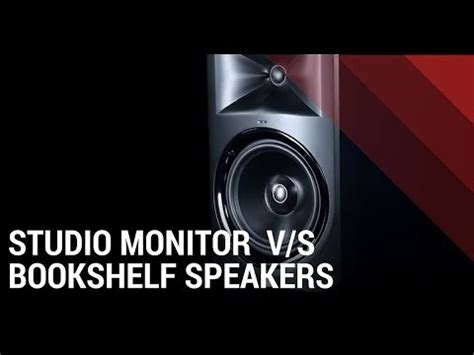 What is the difference in studio monitors and bookshelf speakers. - balustradellc