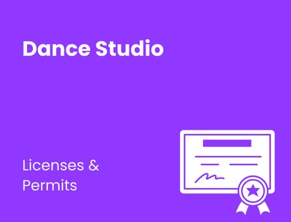 What Licenses Are Needed To Start A Dance Studio ... - StudioGrowth - muktibox.com