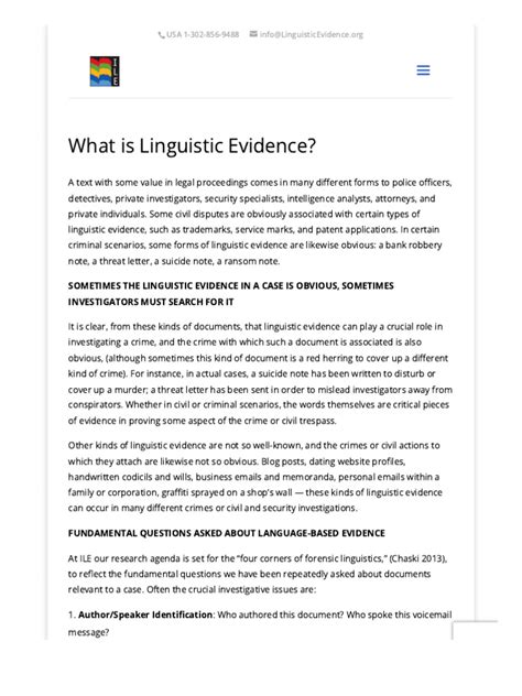 What linguistic evidence is there in support of/in opposition to the ... - balustradellc