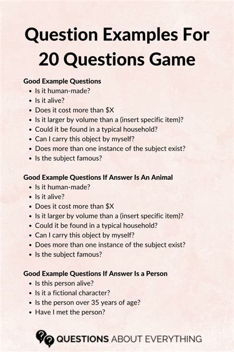 WHAT Questions Game