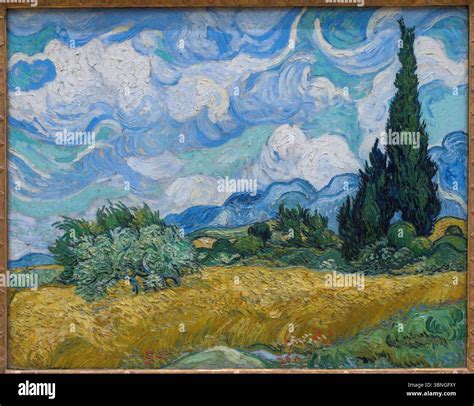 Wheat Field with Cypresses - The Metropolitan … - balustradellc