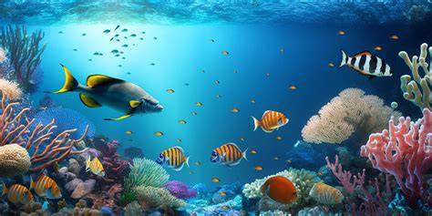Where Sea & Air meet - Organisms in the Pelagic Zone - raincitystudios.com