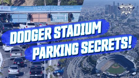 Where to Park at Dodger Stadium | Los Angeles Dodgers - balustradellc