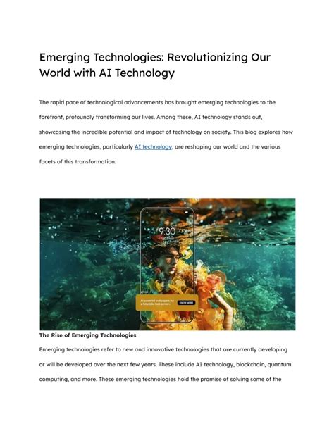 Which Emerging Technologies Are Revolutionizing … - raincitystudios.com