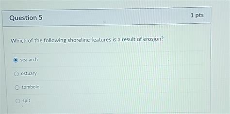 Which of the following shoreline features is a result of erosion ... - wintechmobiles.com