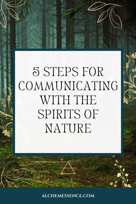 Whispers in the forest...communicating with nature spirits Have you ... - balustradellc