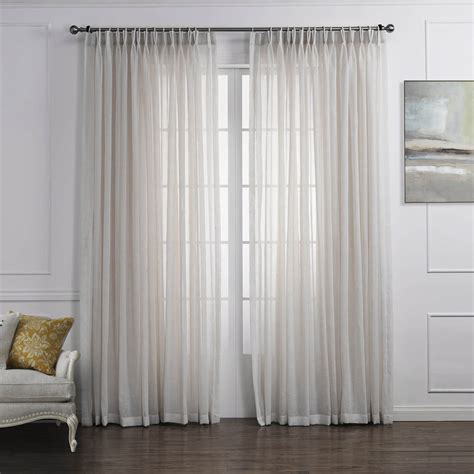White Linen Sheer Curtains - Wayfair - balustradellc