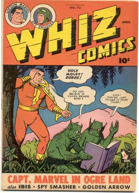 WHIZ COMICS 73 - 1946 - OGRE COVER - CAPTAIN MARVEL - GOLDEN AGE - - balustradellc