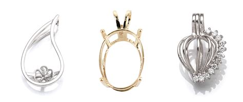 Wholesale 1Pc Sterling Silver Basket Pendant Settings - balustradellc