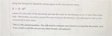Why is the formula for blackhole entropy different that the formula for ... - wintechmobiles.com