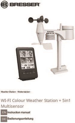 WI-FI Colour Weather Station + 5in1 Multisensor - EN Instruction …