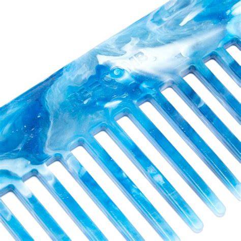 Wide-toothed comb made from recycled plastic - Etsy - raincitystudios.com