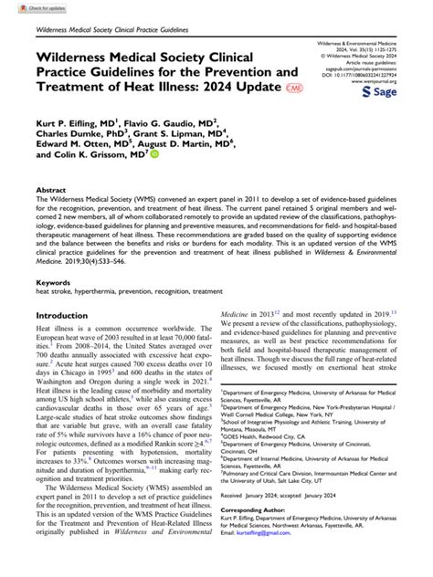 Wilderness Medical Society Practice Guidelines for the Prevention and ... - balustradellc