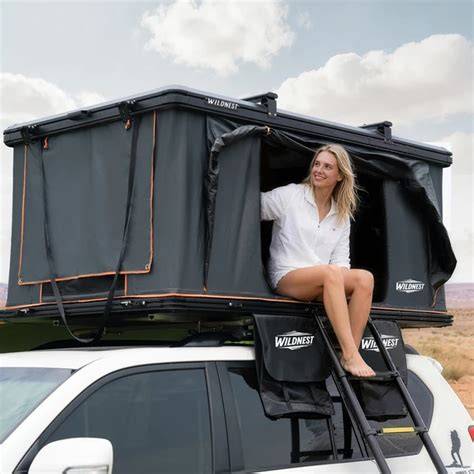 Wildnest Pioneer HD Rooftop Tent Hard Shell with USB Outlet, Winter ... - raincitystudios.com
