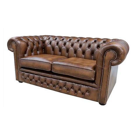 Winchester Leather: Tan Chesterfield Furniture - balustradellc