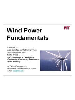 Wind PowerWind Power Fundamentals - MIT - wintechmobiles.com